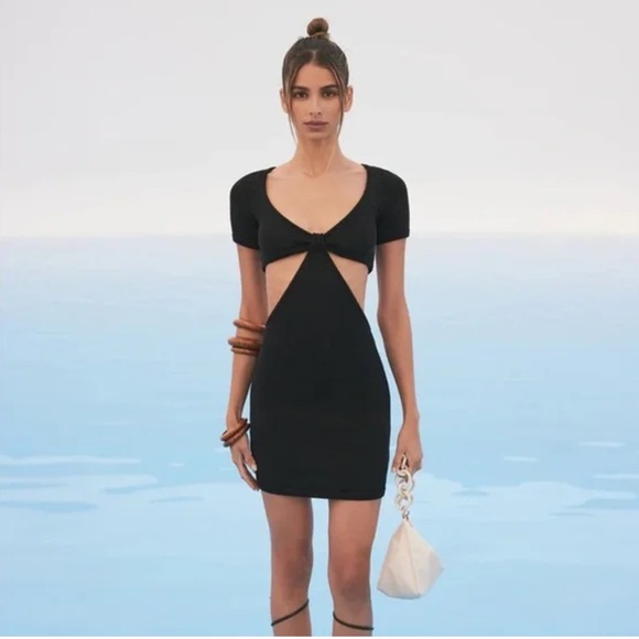 cult gaia Dresses & Skirts - Cult Gaia Black Cut-Out Mini Dress